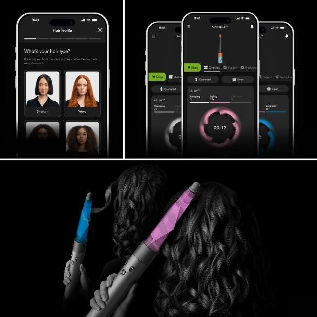 Dyson Airwrap I.D. Curly + Coily Multi-Style Complete Long Styler and Dryer HS08 Amber Silk (Gift Edition) EU 142899-01
