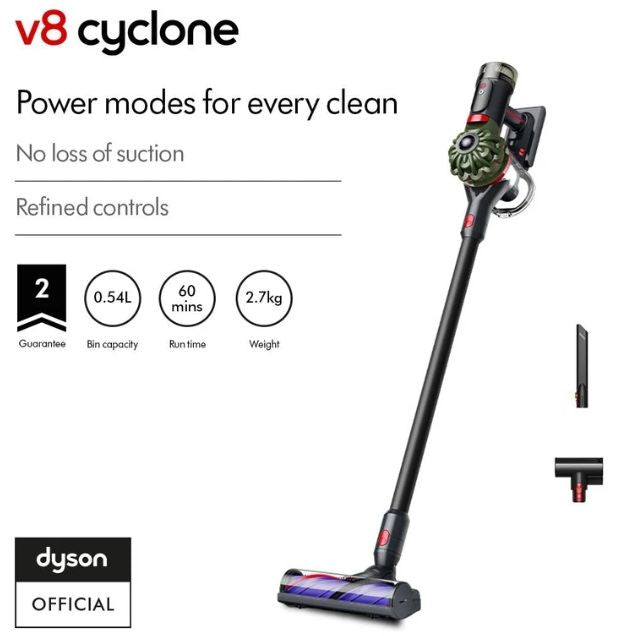 Dyson V8 Cyclone (SV55) Cordless Vacuum Cleaner Black / Green EU 226587-01