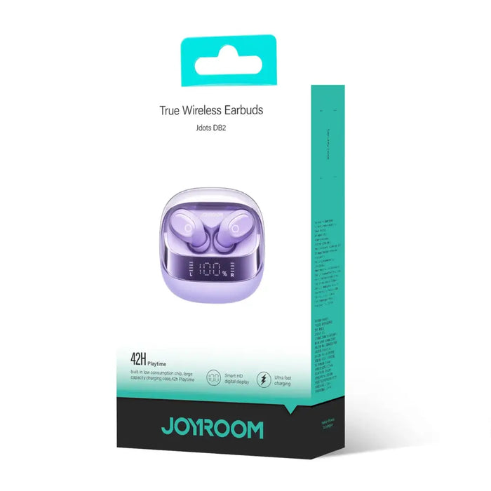 Earbuds TWS Joyroom Jdots Series JR-DB2 (purple) - TWS<<<Wireless<<<Headphones<<<Audio<<<InnproXML&&&Headphones