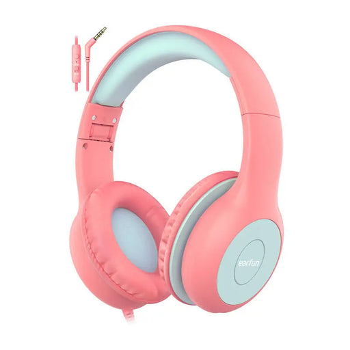 EarFun Kids K1 In-Ear Headphones (purple-pink) - Wired<<<Headphones<<<Audio<<<InnproXML