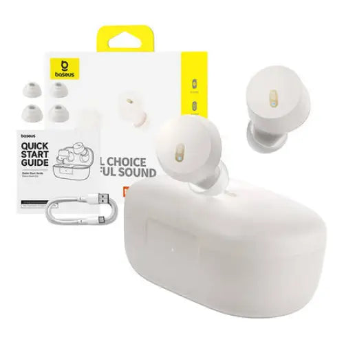 Earphones TWS Baseus Bowie E18 (white) - TWS<<<Wireless<<<Headphones<<<Audio<<<InnproXML&&&Headphones