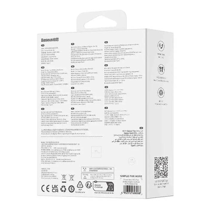 Earphones TWS Baseus Bowie M2s (white) - TWS<<<Wireless<<<Headphones<<<Audio<<<InnproXML