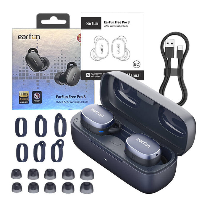 Earphones TWS EarFun Free Pro 3 ANC (blue) - TWS<<<Wireless<<<Headphones<<<Audio<<<InnproXML