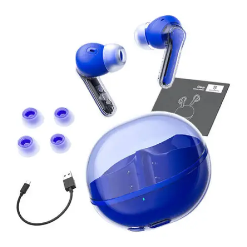 Earphones TWS Soundpeats Clear (Blue) - TWS<<<Wireless<<<Headphones<<<Audio<<<InnproXML