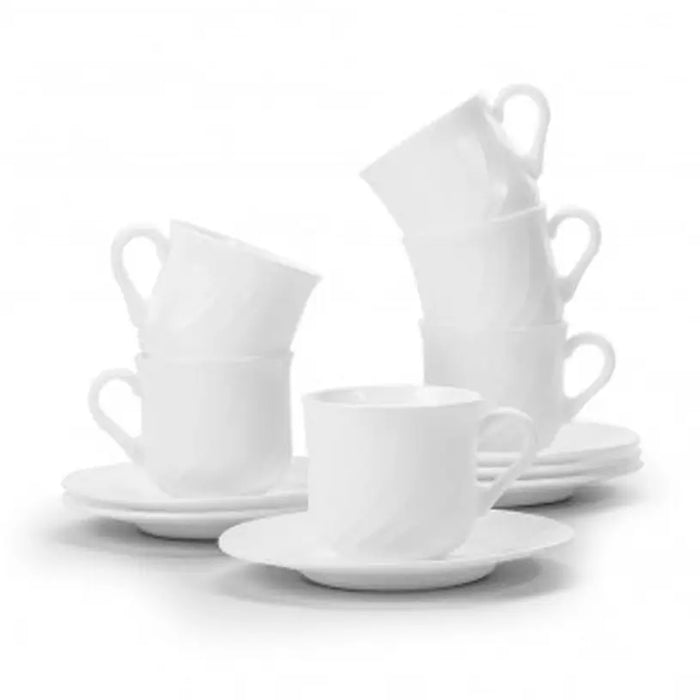 EBRO TEA / COFFEE SET 235 ML 12 PIECES BORMIOLI ROCCO - Сервизи чаши и чинии<<<Домашни потреби<<<Кухня<<<Praktiker