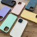 Eco Case for iPhone 12 mini silicone cover phone case mint - Cell phone cases and covers<<<HurtelXML