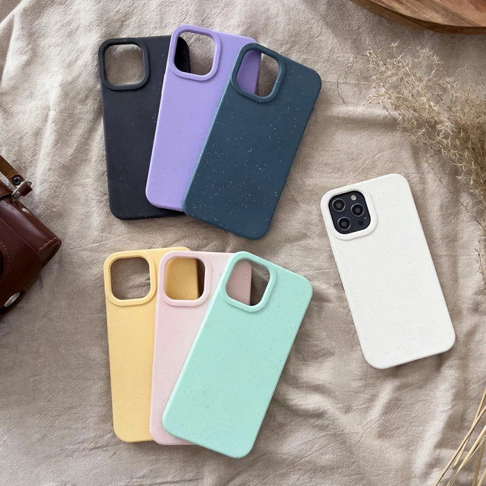 Eco Case Case for iPhone 12 Silicone Cover Phone Case Mint - Cell phone cases and covers<<<HurtelXML