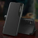Eco Leather View Case cover for Samsung Galaxy S23 Ultra with flip stand blue - Cell phone cases and covers<<<HurtelXML