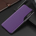 Eco Leather View Case elegant bookcase type case with kickstand for Samsung Galaxy A22 4G purple - Cell phone cases
