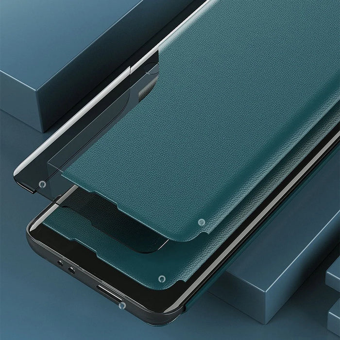 Eco Leather View Case elegant bookcase type case with kickstand for Xiaomi Poco M3 / Xiaomi Redmi 9T black - Cell phone