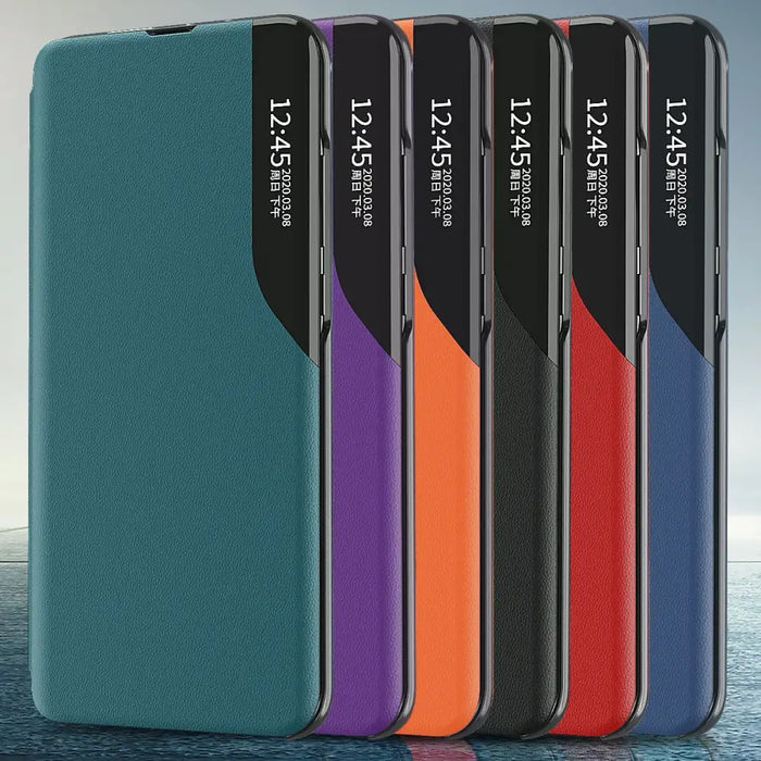 Eco Leather View Case Elegant Flip Cover Stand Function Xiaomi Redmi Note 11 Pro + 5G / 11 Pro 5G / 11 Pro Red - Cell