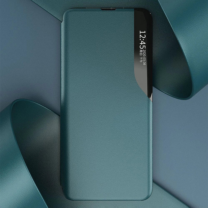 Eco Leather View Case Elegant Flip Cover Case with Stand Function Xiaomi Redmi K40 Pro + K40 Pro / K40 / Poco F3 Purple