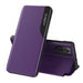 Eco Leather View Case Elegant Flip Cover Case with Stand Function Xiaomi Redmi K40 Pro + K40 Pro / K40 / Poco F3 Purple