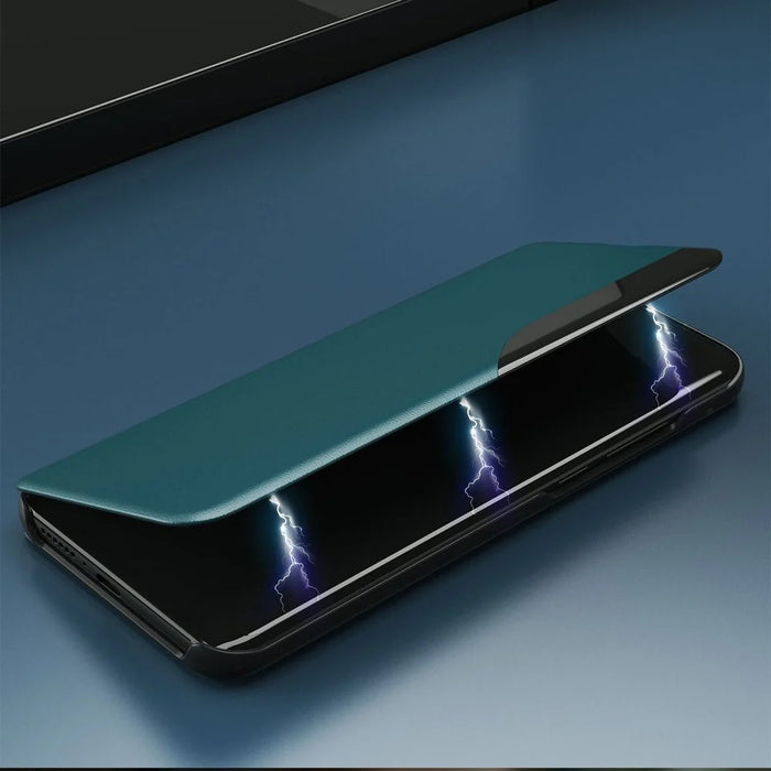 Eco Leather View Case Elegant Flip Cover Case with Stand Function Xiaomi Redmi K40 Pro + K40 Pro / K40 / Poco F3 Purple