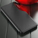 Eco Leather View Case elegant case with a flip cover and stand function for Samsung Galaxy S22 + (S22 Plus) red - Cell