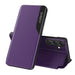 Eco Leather View Case elegant case with flap and stand function for Samsung Galaxy A36 - purple - Cell phone cases