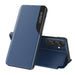 Eco Leather View Case elegant case with flap and stand function for Samsung Galaxy A36 - blue - Cell phone cases