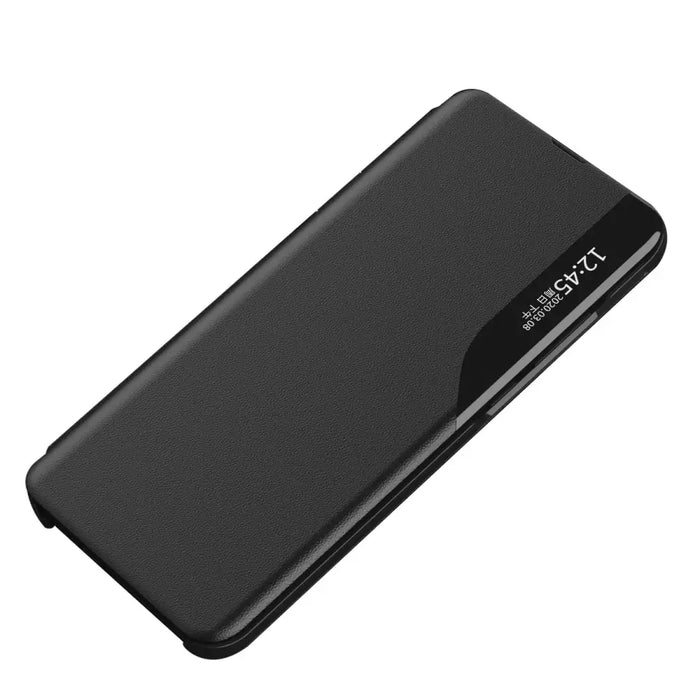 Eco Leather View Case for Samsung Galaxy A54 5G with flip stand black - Cell phone cases and covers<<<HurtelXML