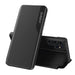 Eco Leather View Case case for Samsung Galaxy S23 Ultra with flip stand black - Cell phone cases and covers<<<HurtelXML