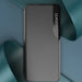 Eco Leather View Case case for Samsung Galaxy S23+ with a flip stand black - Cell phone cases and covers<<<HurtelXML