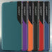 Eco Leather View Case case for Samsung Galaxy S23 with flip stand blue - Cell phone cases and covers<<<HurtelXML