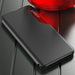 Eco Leather View Case for Samsung S24 Ultra with flap - black - Cell phone cases and covers<<<HurtelXML