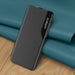 Eco Leather View Case for Samsung S24+ with flap - black - Cell phone cases and covers<<<HurtelXML