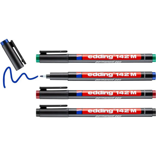 EDDING FINE WRITING MARKER 4 COLORS - Маркери креди и други<<<Ръчни инструменти<<<Инструменти и