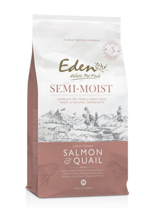 EDEN Semi-Moist Salmon & Quail - semi-moist dog food - 10kg