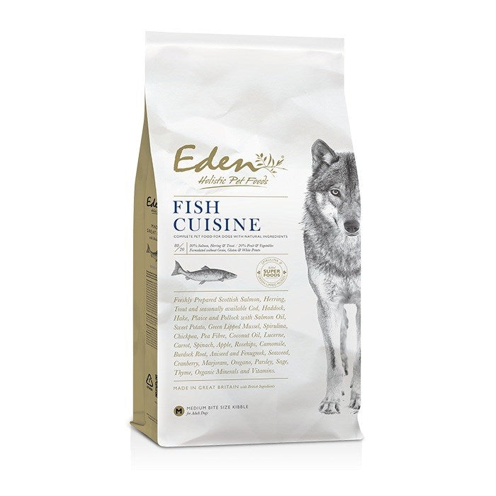 EDEN 80/20 Fish Cuisine Medium & Large - dry dog food - 2kg