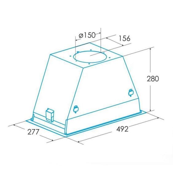 Built-in hood Edesa ECG-5811 X