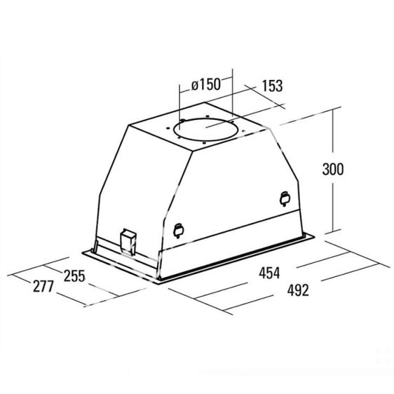 Built-in hood Edesa ECG-5811BK
