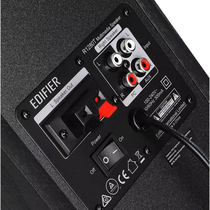 Edifier Active 2.0 Studio Speakers R1280T Black - Високоговорители<<<Мултимедия<<<MediaTrade