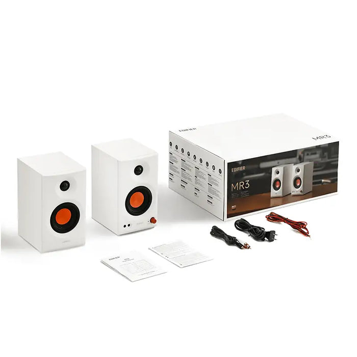 Edifier Powered Studio Monitor Speakers MR3 White - Високоговорители<<<Мултимедия<<<MediaTrade