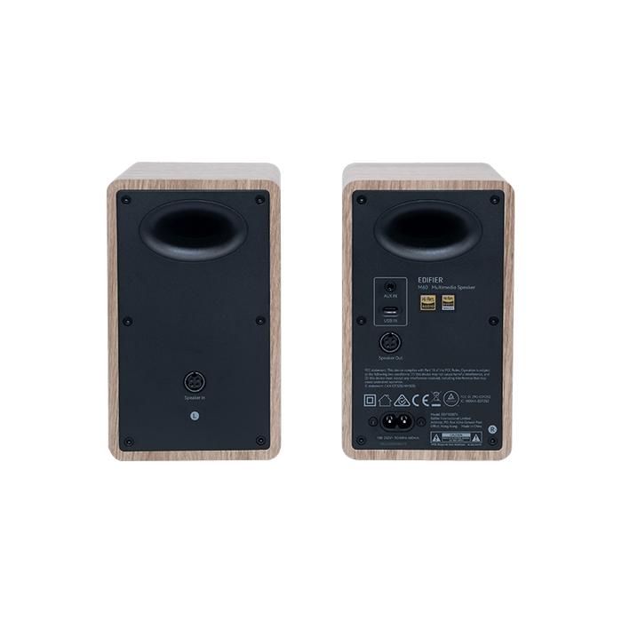 Edifier Compact Tabletop Speakers 2.0 M60, Classic Oak