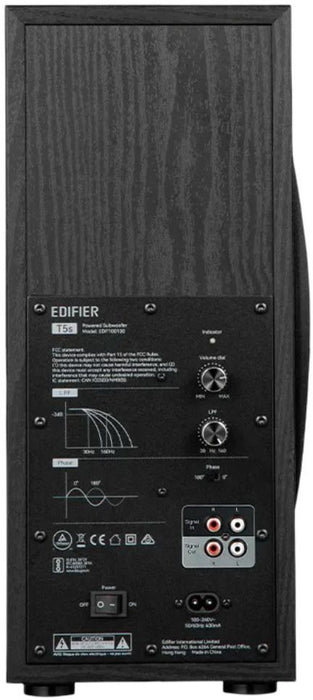 Edifier Active Subwoofer T5s, Black