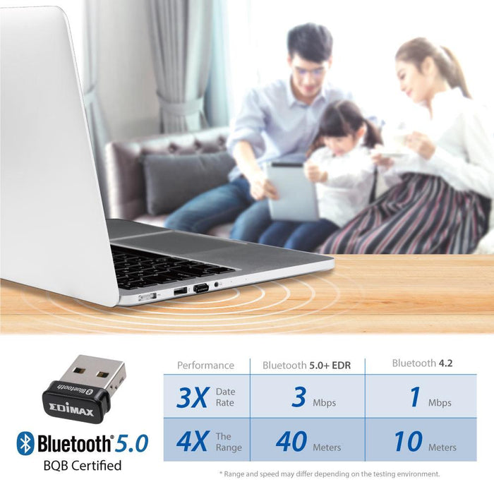 Edimax BT-8500 Bluetooth nano adapter, USB, version 5.0