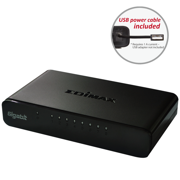Switch EDIMAX ES-5800G V3, 8 ports, Gigabit