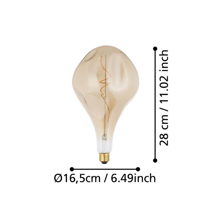 LED LAMP E27 D165 4W 2000K SAND