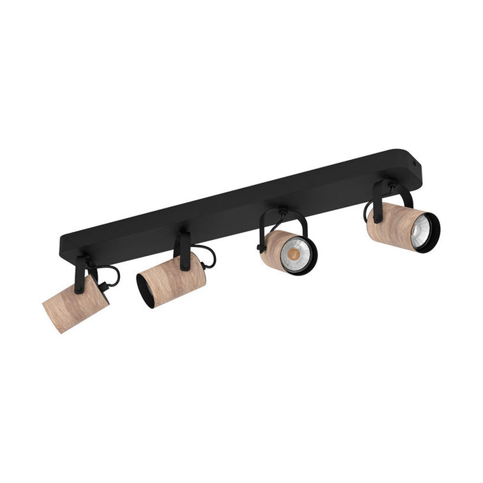 SPOTLIGHT 4XGU10 BLACK EGLO CAYUCA