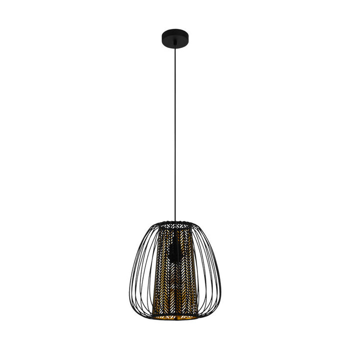 PENDANT E27 BLACK EGLO CURASAO