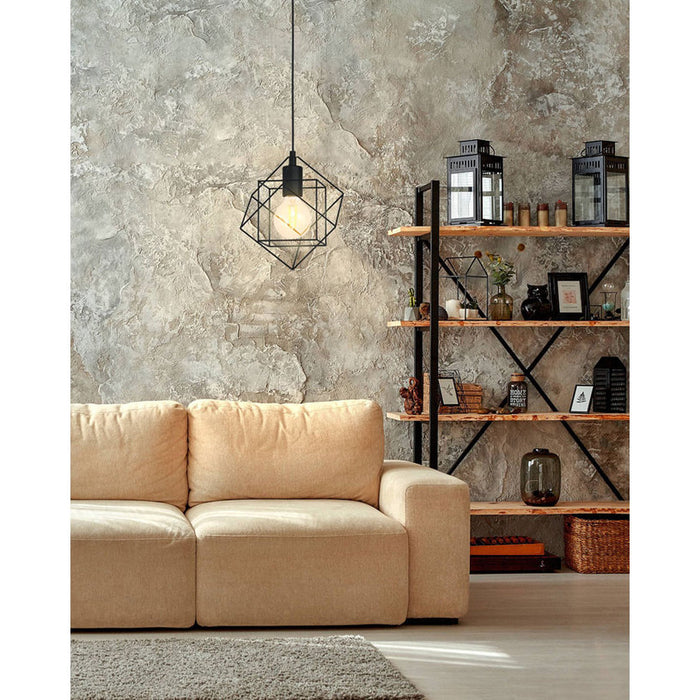 PENDANT E27 BLACK EGLO STRAITON