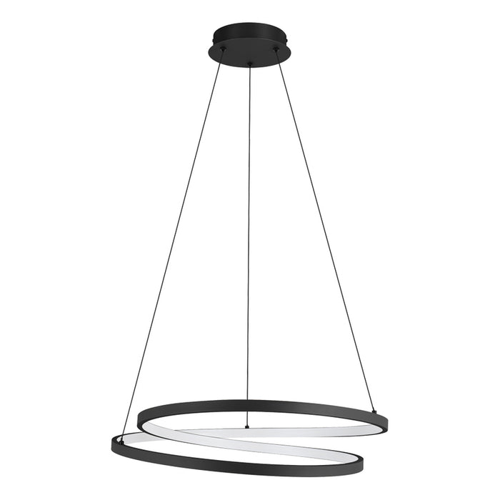 LED PENDANT 37W 3000K 4800LM BLACK EGLO RUOTALE