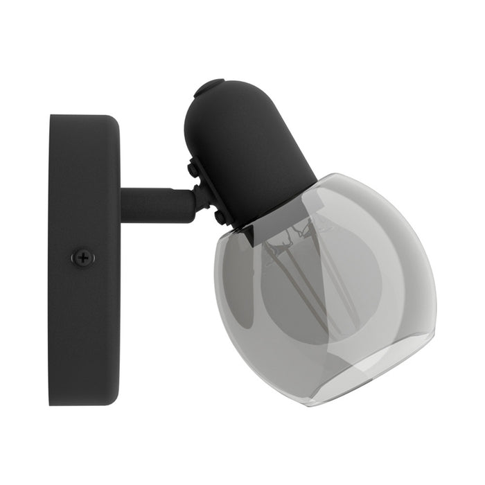 WALL LIGHT E14 BLACK EGLO POLLICA