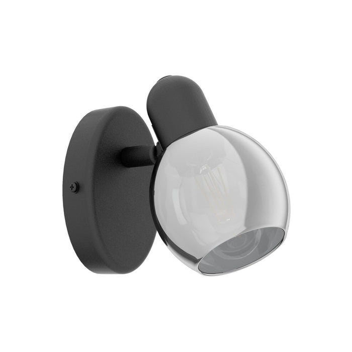 WALL LIGHT E14 BLACK EGLO POLLICA