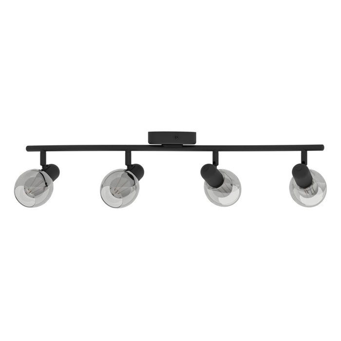 SPOT 4XE14 BLACK EGLO POLLICA