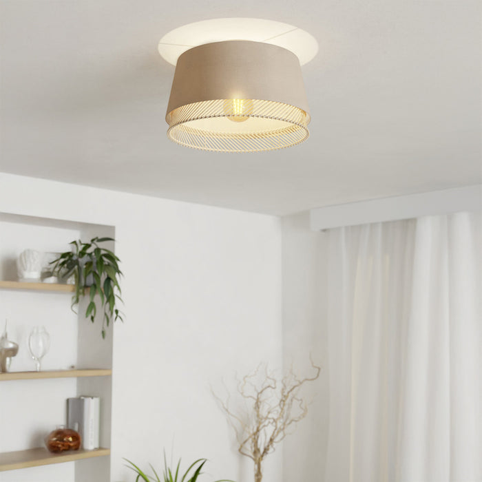 CEILING LAMP E27 38CM BEIGE EGLO TABLEY