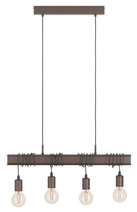 PENDANT 4XE27 ANTIQUE EGLO TOWNSHEND 4