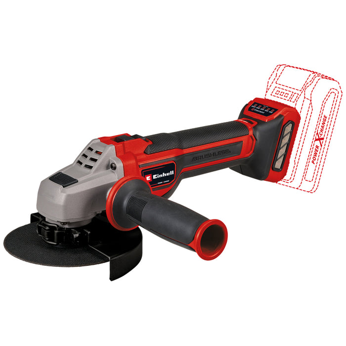 CORDLESS ANGLE GRINDER EINHELL TP-AG 18/125 CE Q 18 V, WITHOUT BATTERY AND CHARGER, 125 mm