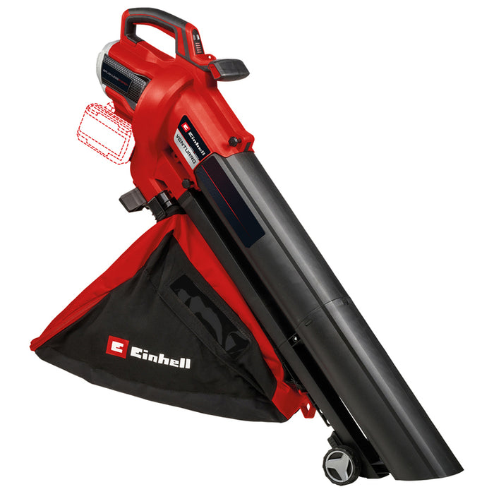 BATTERY LEAF COLLECTOR EINHELL VENTURRO 36/240 18 V, MAXIMUM BLOWING SPEED 240 km/h